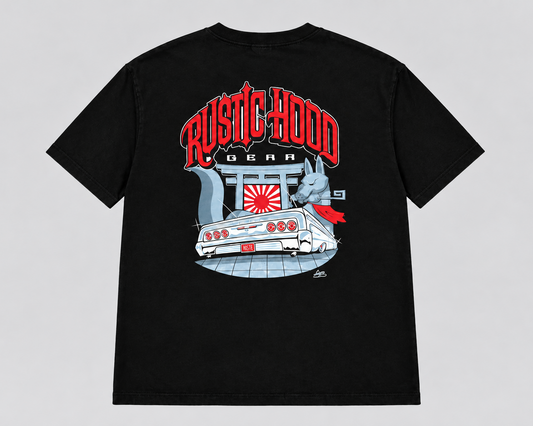 A BOMB THE ARTIST × RUSTIC HOOD GEAR Collaborate Tee